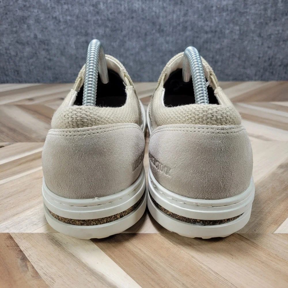 Birkenstock Oswego Canvas Suede Sandcastle Beige Slip On Mens 9 EU 42 Sneakers